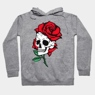 Skull and Rose Hoodie